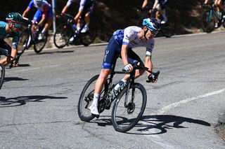 NAVACERRADA SPAIN SEPTEMBER 10 Daryl Impey of South Africa and Team Israel Premier Tech competes during the 77th Tour of Spain 2022 Stage 20 a 181km stage from Moralzarzal to Puerto de Navacerrada 1851m LaVuelta22 WorldTour on September 10 2022 in Puerto de Navacerrada Spain Photo by Tim de WaeleGetty Images