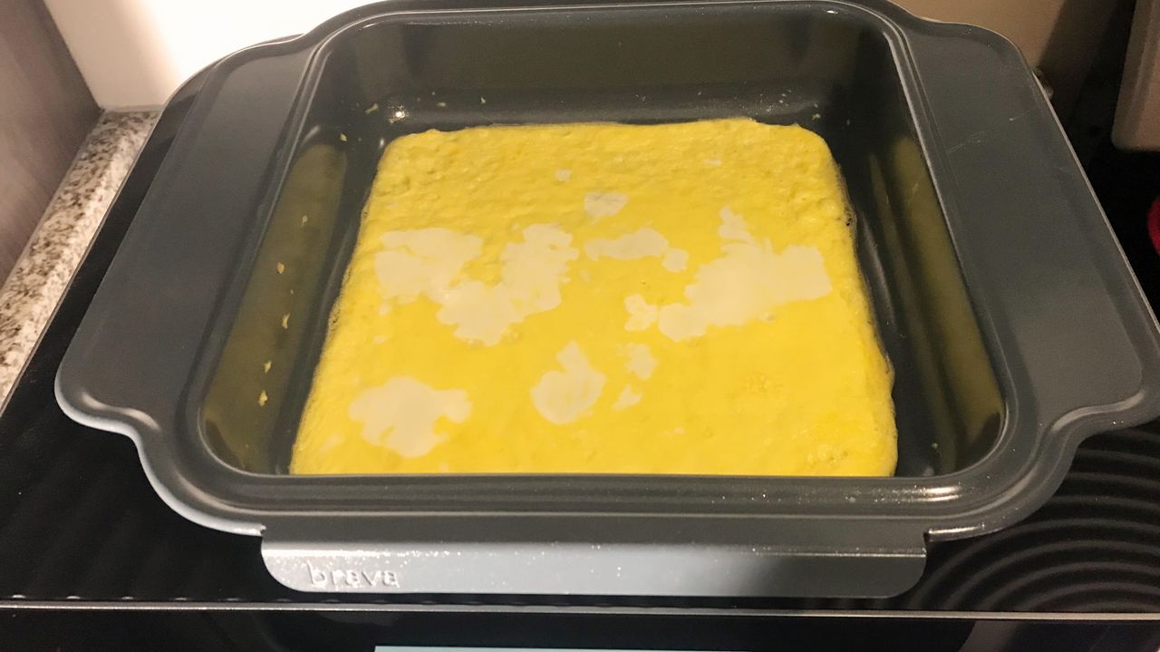 Brava Glass Oven being tested in writer's home