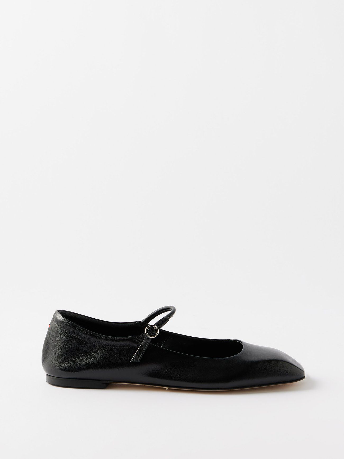 Uma leather Mary Jane flats
