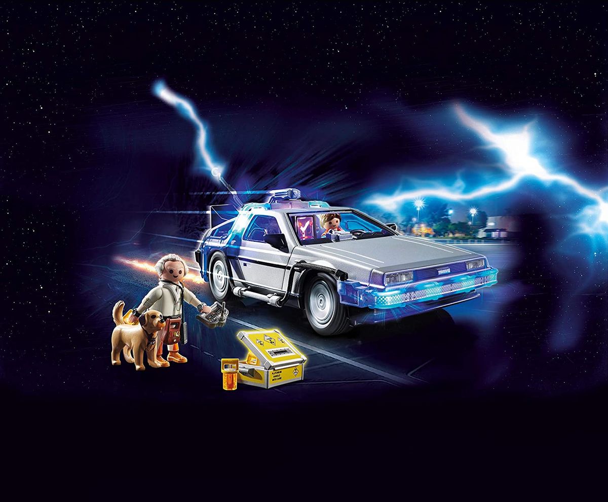 Playmobil's Back to the Future DeLorean set.