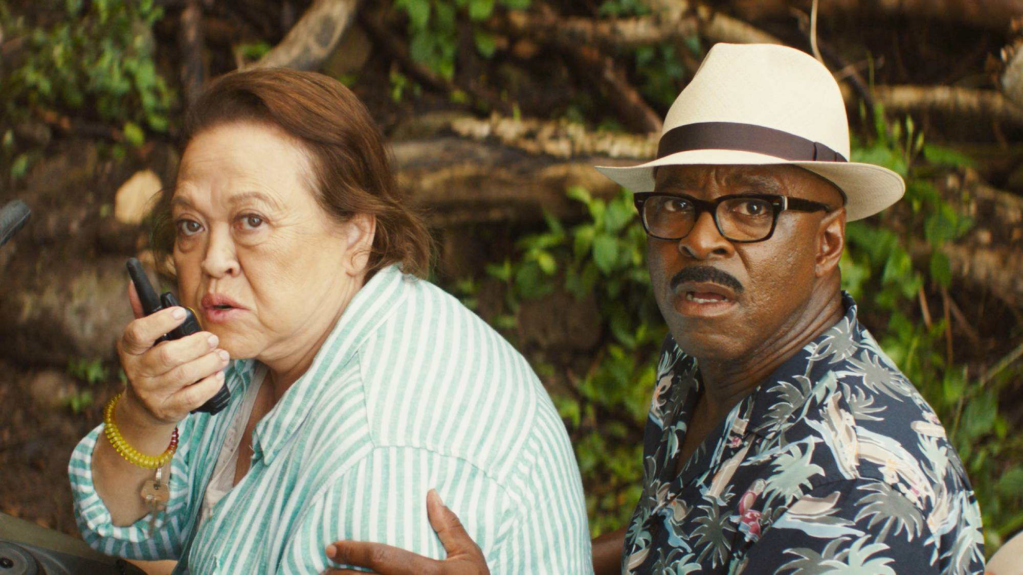 Amy Hill as Tūtū and Courtney B. Vance as Cobra Bubbles in Disney’s live-action "Lilo & Stitch" movie (2025)