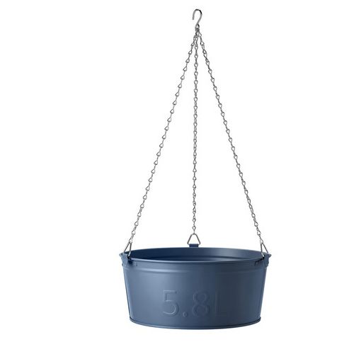 &Aring;kerb&Auml;r Hanging Planter - Indoor/outdoor Dark Blue 10 &frac34; "