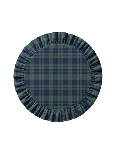 Providence Placemat in Navy Tartan