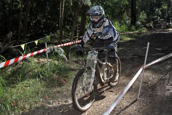Lisa Mathison on her way to winning