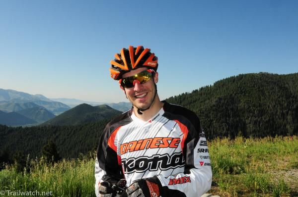 Spencer Paxson (Kona) atop Bald Mountain