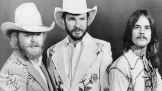 ZZ Top in '75, from left: Dusty Hill, Billy Gibbons, Frank Beard.