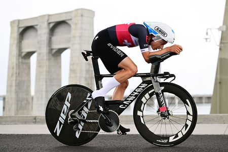Marlen Reusser (Switzerland) during the liite women's time trial at the UCI Road World Championships in Montreal, Quebec. (Photo by Tim de Waele/Getty Images)