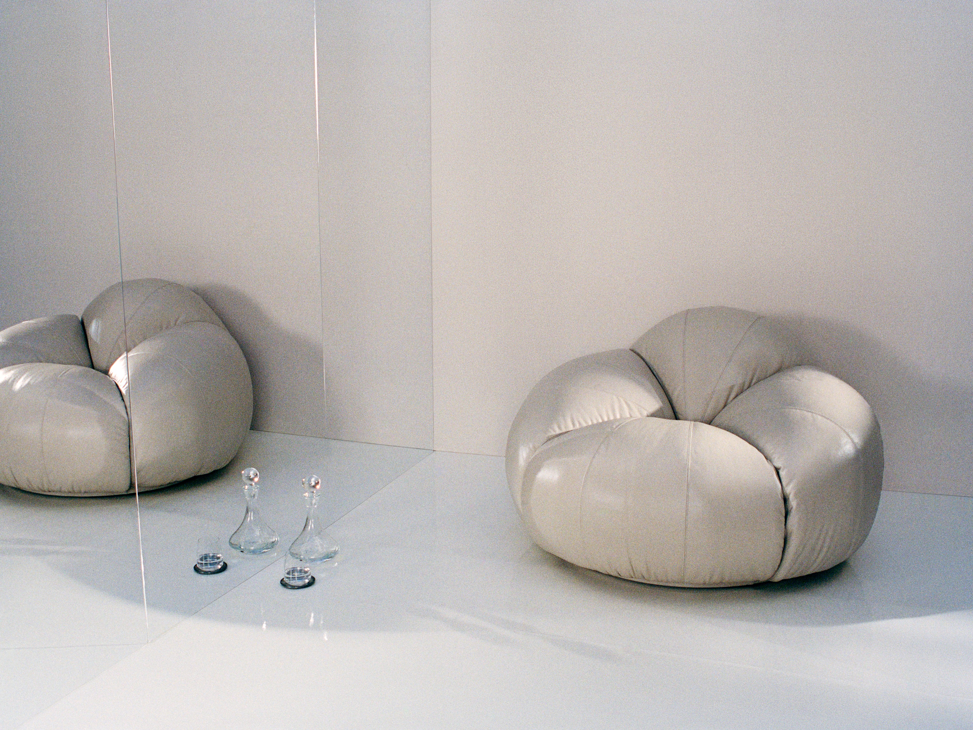 tomato chair by chloe at milan design week exhibition