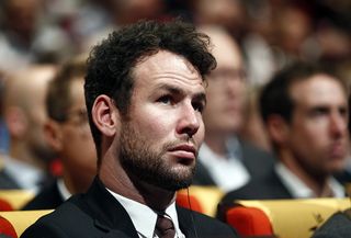 Mark Cavendish at the 2016 Tour de France route presentation