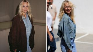 Pamela Anderson double denim