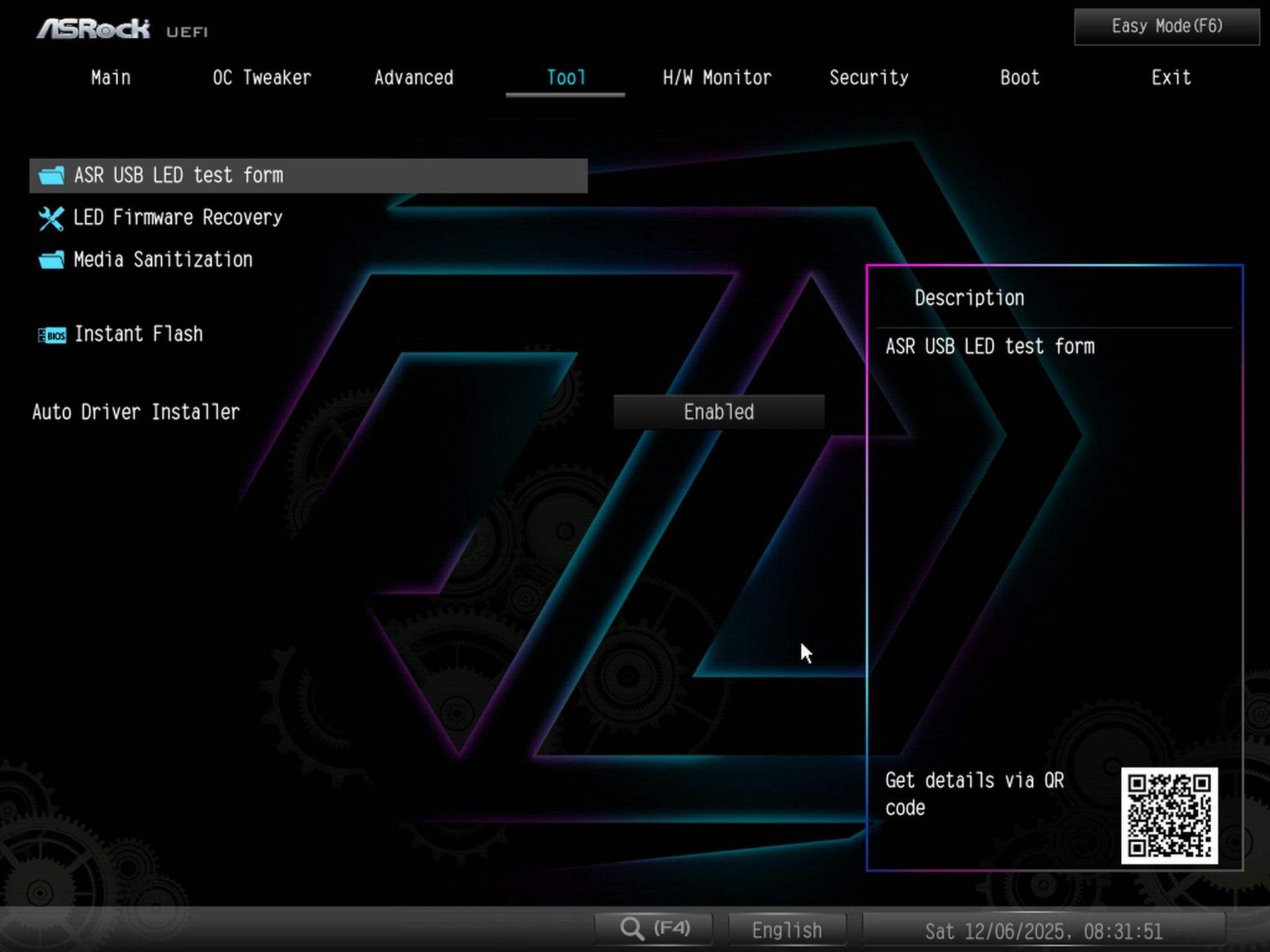 ASRock X870 Taichi Creator - BIOS