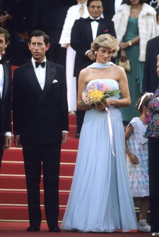 Princess Diana at Cannes in 1987