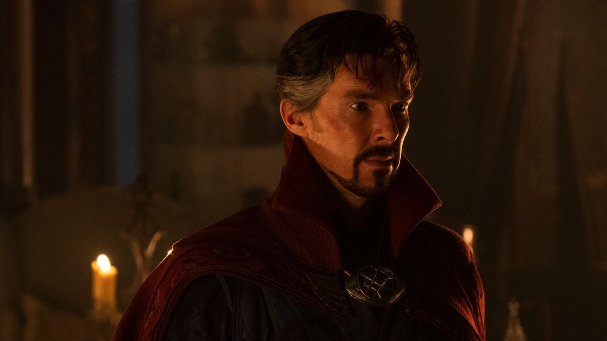 Benedict Cumberbatch as Doctor Strange in Doctor Strange in the Multiverse of Madness