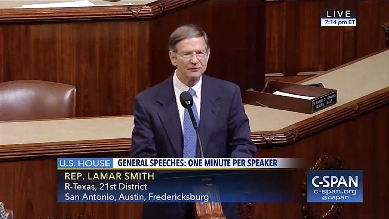 Rep. Lamar Smith (R-Texas) waxes poetic about Donald Trump