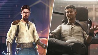 Kyle Katarn from Galaxy of Heroes and Jaylen from Star Wars Outlaws.
