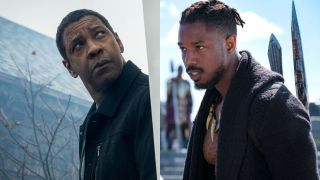 Denzel Washington in Equalizer, Michael B. Jordan as Killmonger in Black Panther