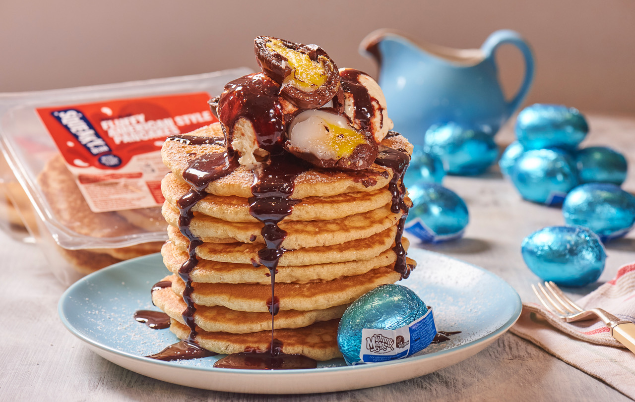 crème egg pancakes