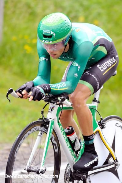 Europcar pro David Veilleux came back from Europe for the event.