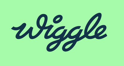Wiggle logo on a green background
