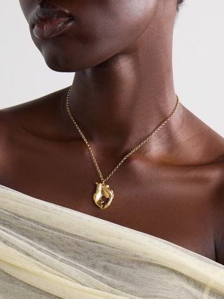 Net-a-Porter Spellbinding Amphora gold-plated necklace