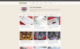Free graphic design templates: Pixeden