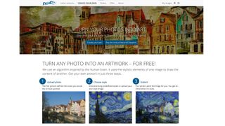 AI photo editing software: Deepart