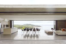 Concrete House by the Ocean views