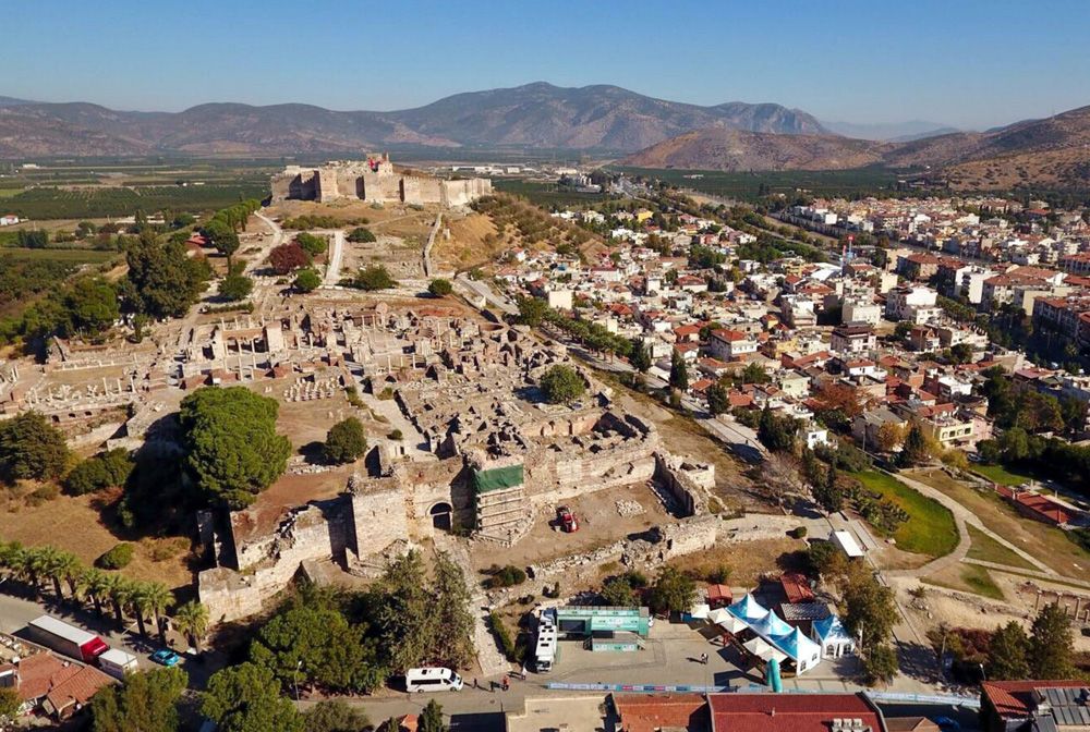 A view across the start at ancient Selcuk