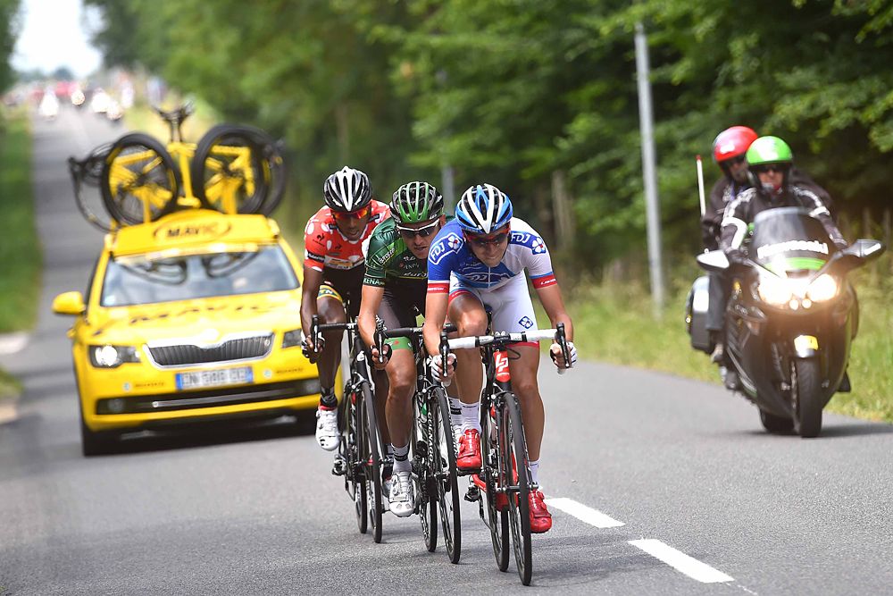 The three-man breakaway
