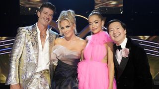 Robin Thicke, Jenny McCarthy-Wahlberg, Rita Ora, Ken Jeong on The Masked Singer season 11