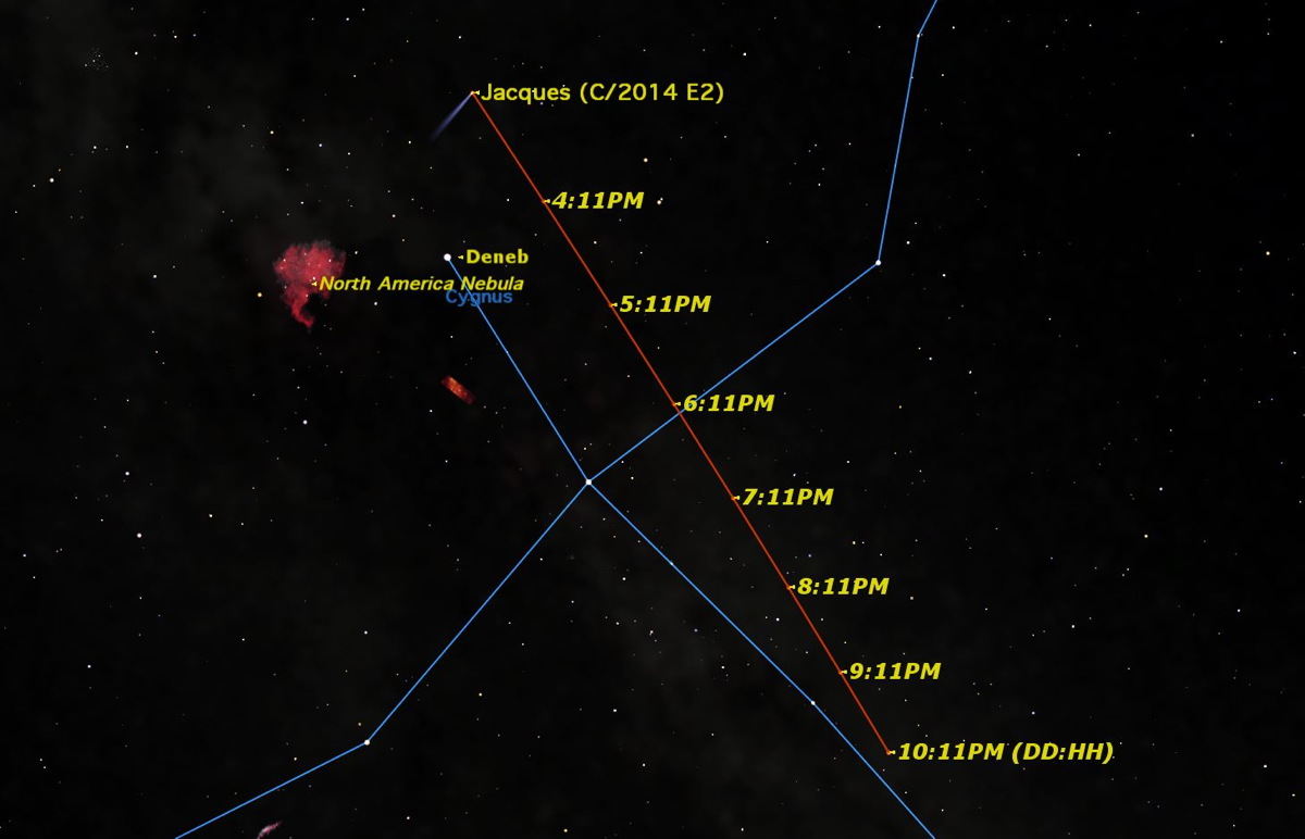 Comet Jacques in September 2014