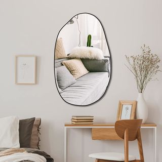 Asymmetrical wavy mirror from Amazon