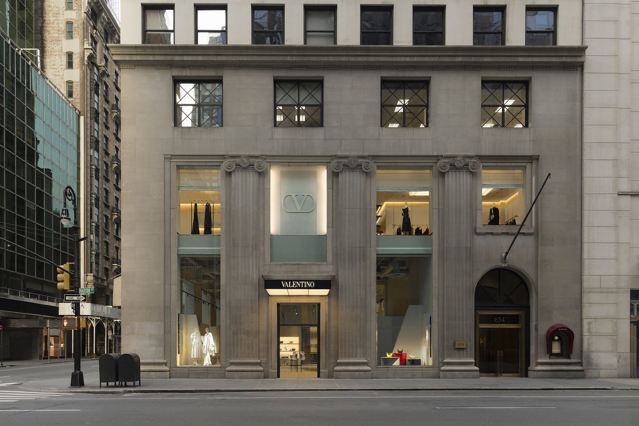 Inside Valentino Madison Avenue Store interiors