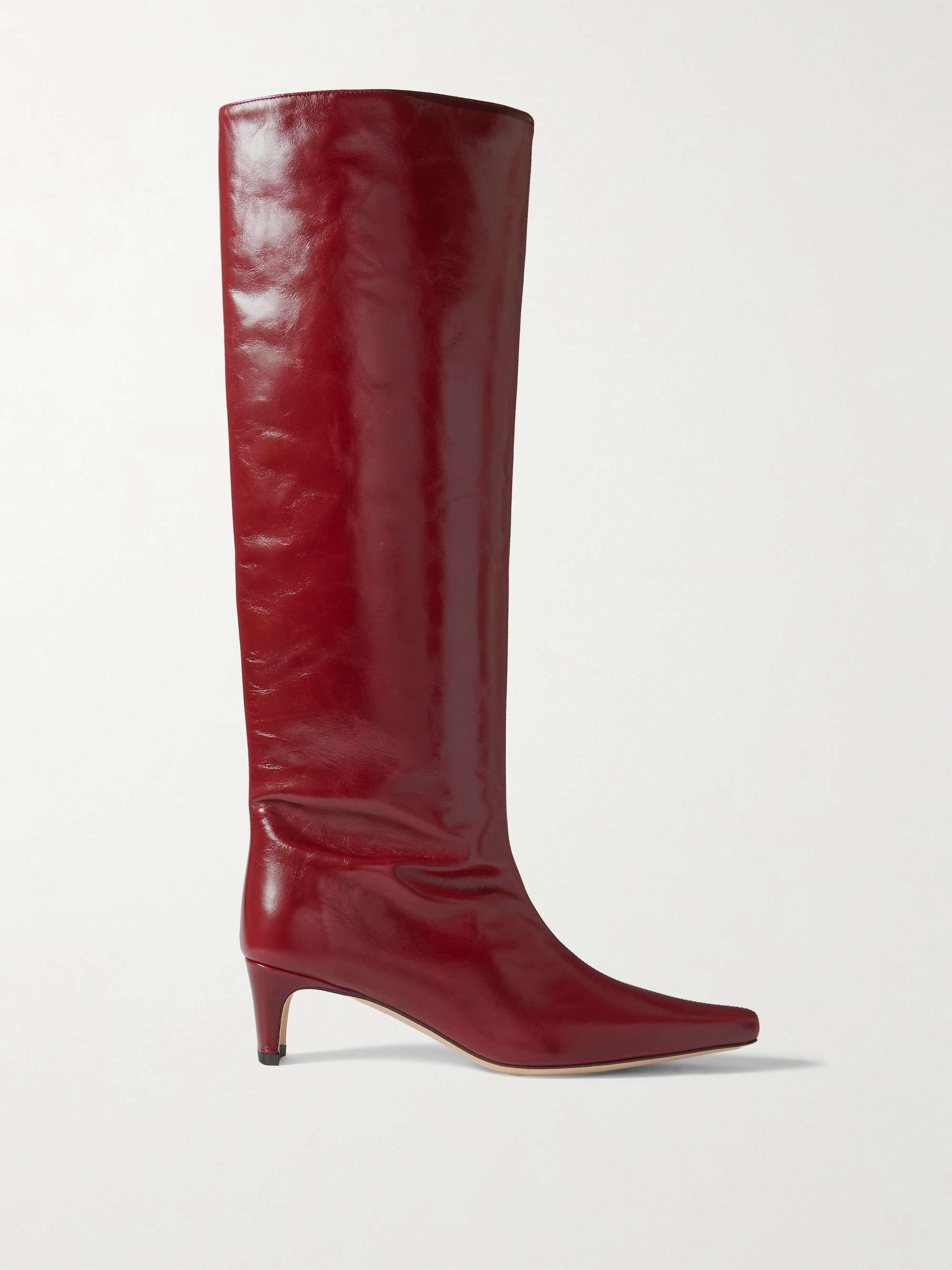Wally Leather Knee Boots