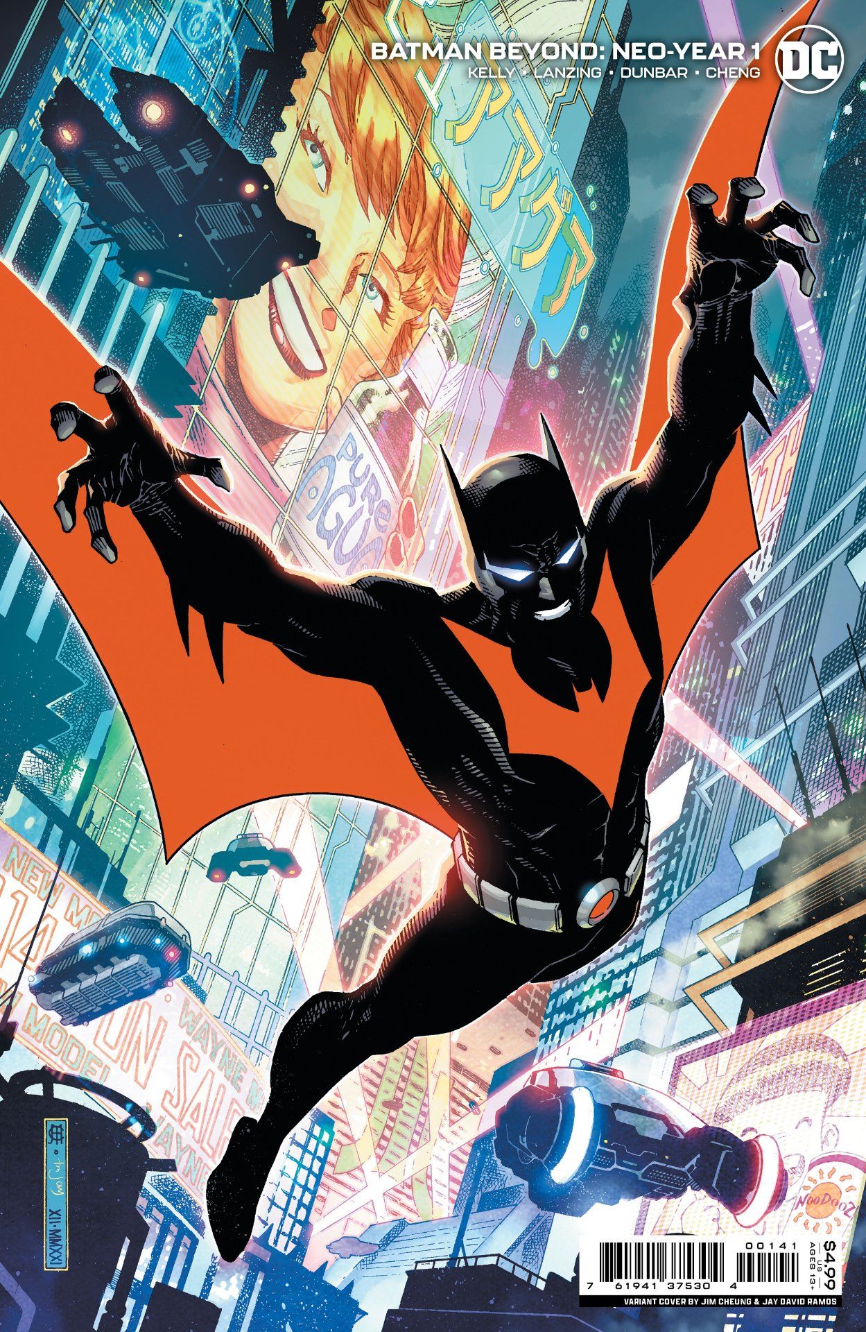 Batman Beyond: Neo Year covers