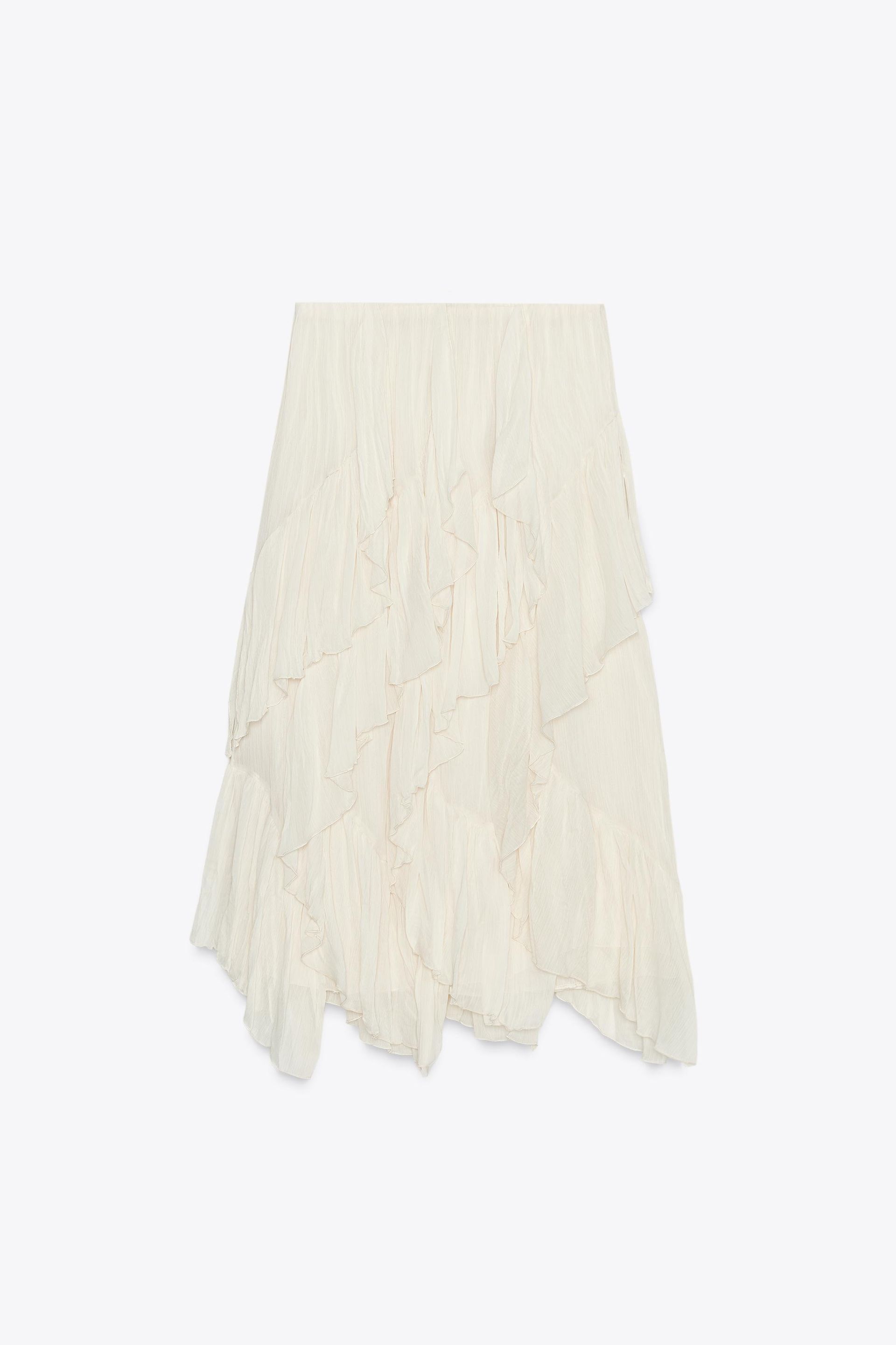 Zw Collection Cotton Gauze Skirt