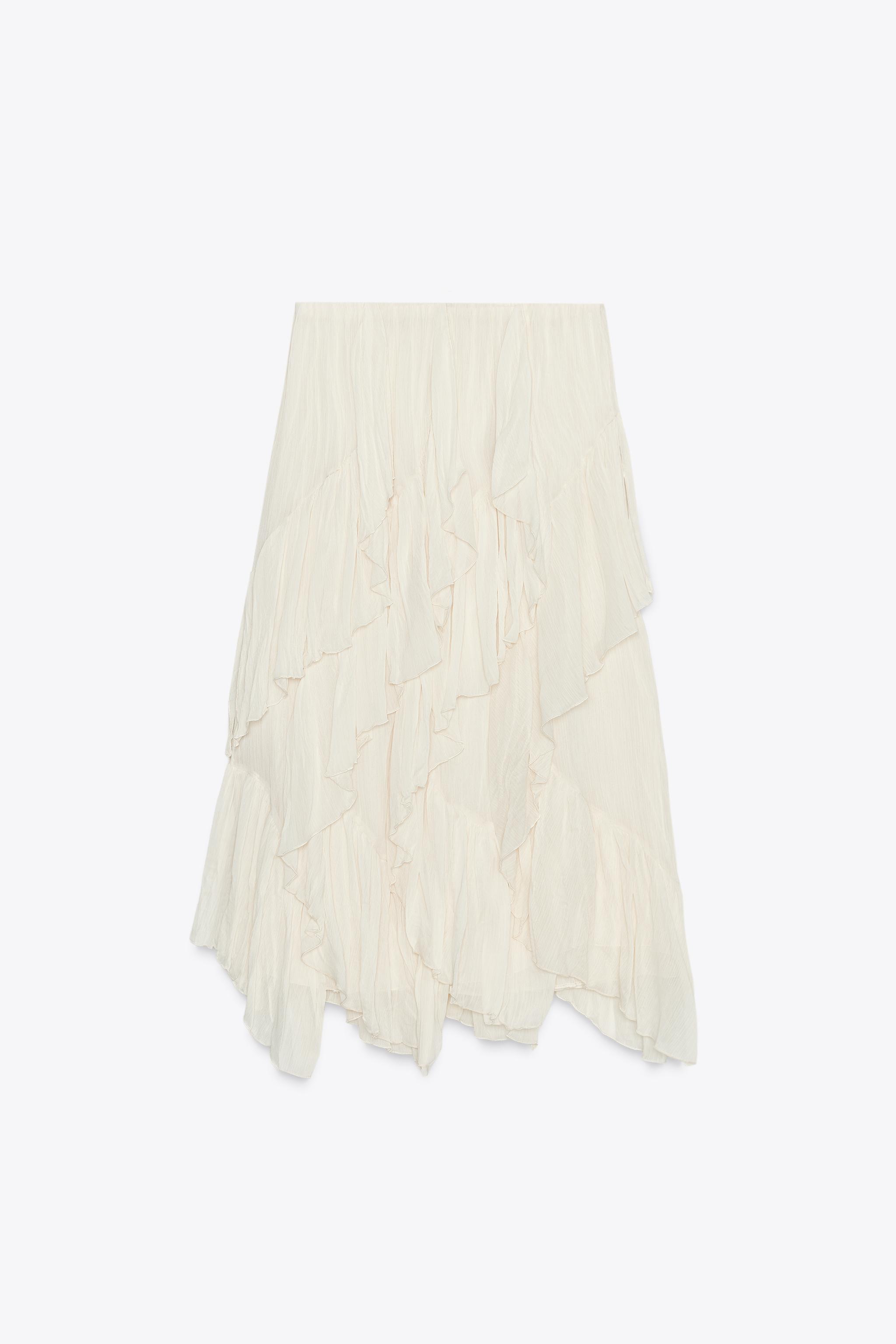 Zw Collection Cotton Gauze Skirt