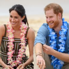 Prince Harry and Meghan Markle visit Bondi beach in Sydney, Australia on October 19, 2018. 