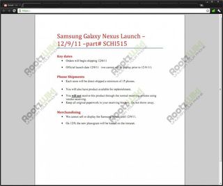 pdf about Galaxy Nexus