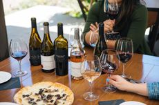 The range of wines available at Westwood