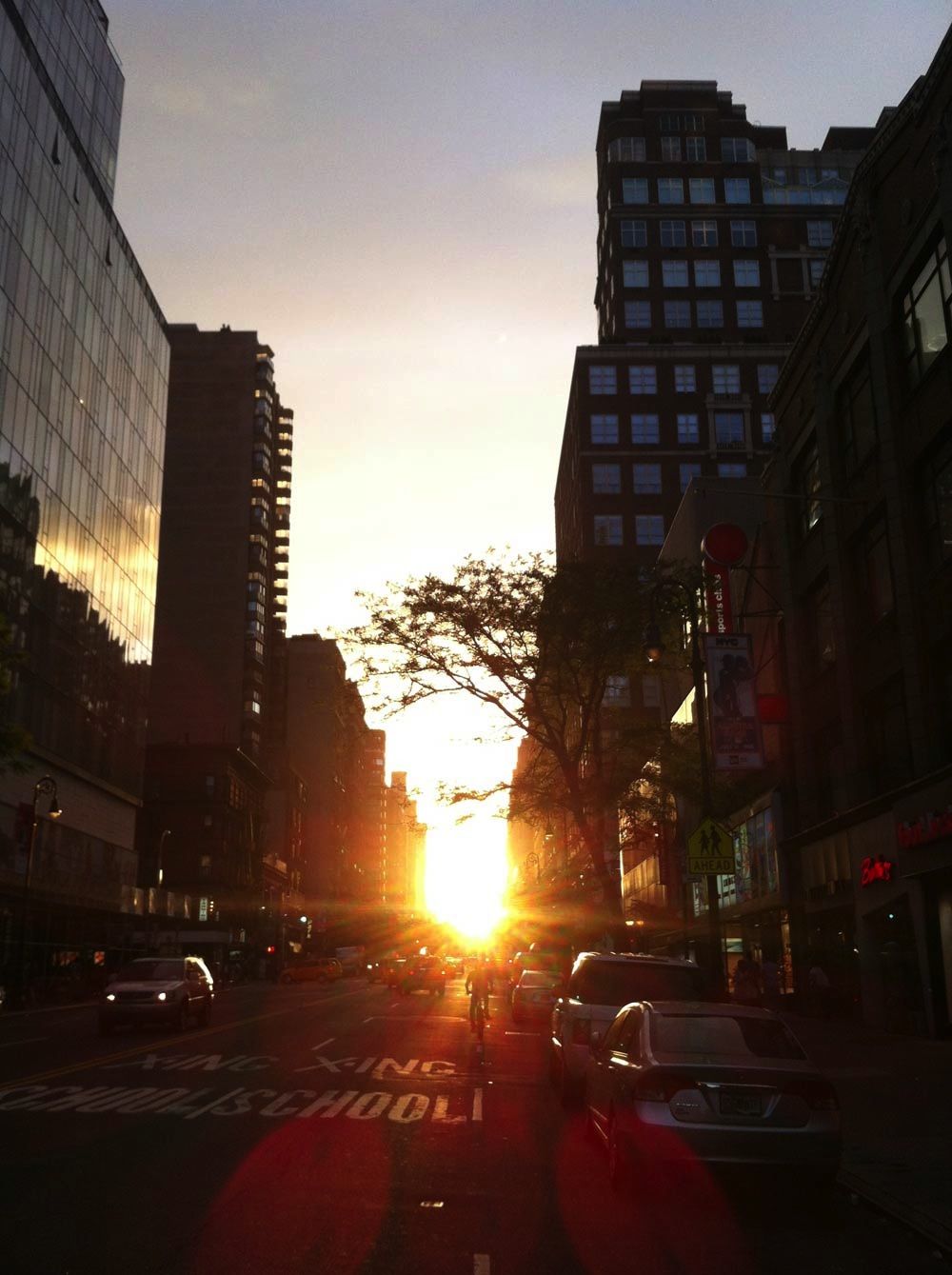 Manhattanhenge Sunset - July 2013