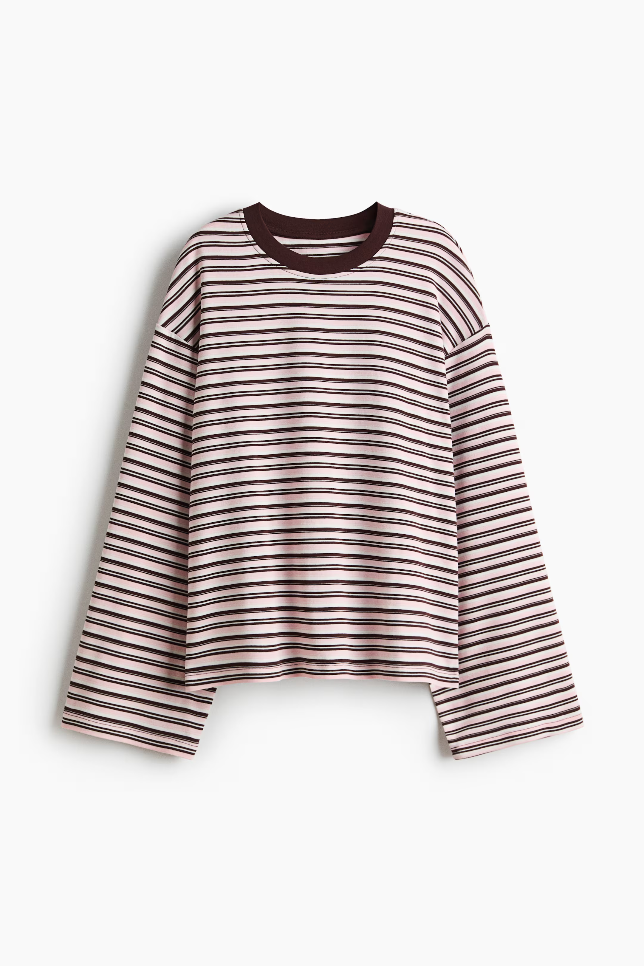 H&amp;amp;M, Long-Sleeved Cotton Top