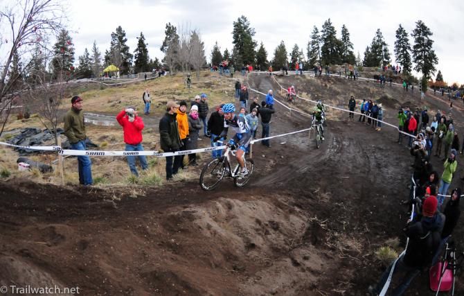 Danny Summerhill (Chipotle Development Team) leading the race through the whoops