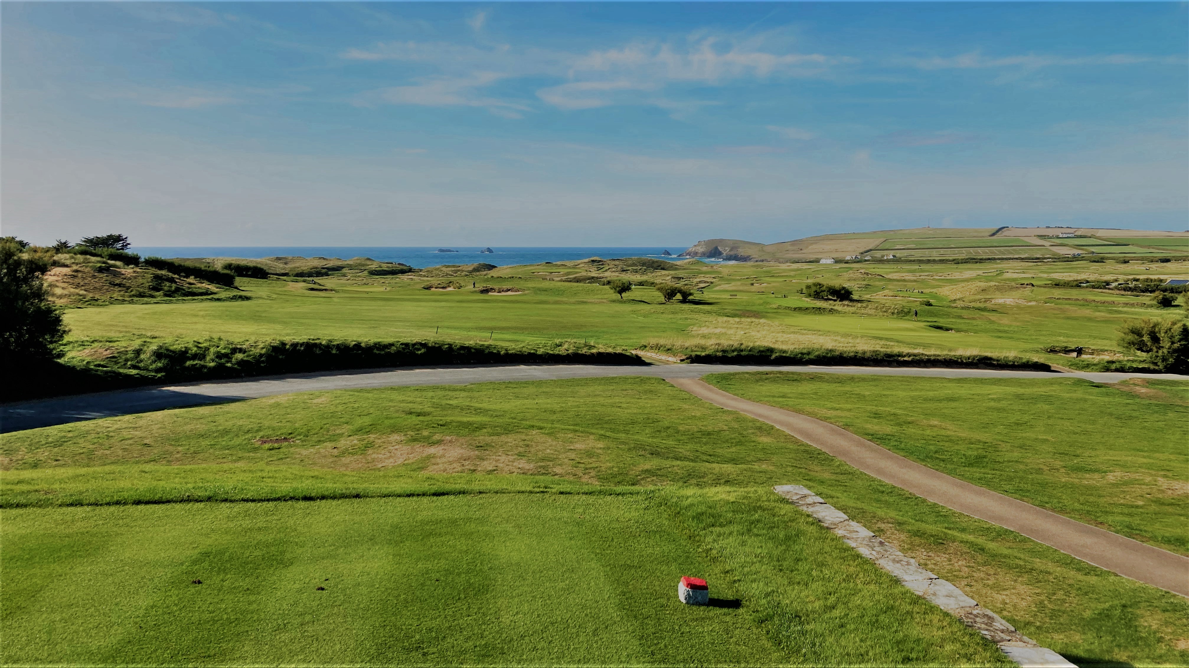 View from the 1st tee at Trevose