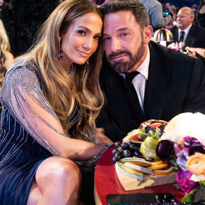 Jennifer Lopez and Ben Affleck seen during the 65th GRAMMY Awards at Crypto.com Arena on February 05, 2023 in Los Angeles, California