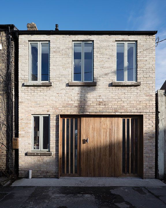 The front of a terraced house in Ireland