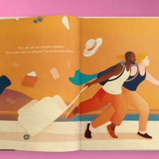 A page from the I Love You personalised book from Wonderbly