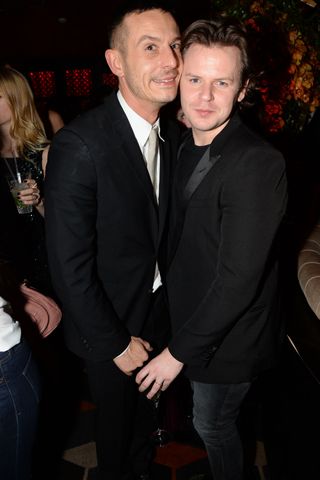 Jonathan Saunders And Christopher Kane At The Playboy 60th Anniversary Party
