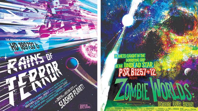 Galaxy of Horrors!' NASA Posters Highlight Spooky Alien Planets (Video)