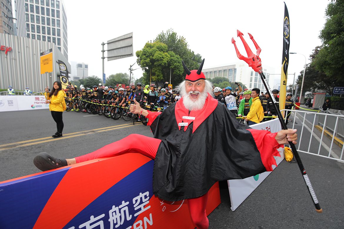 Didi the Devil shows off his crocs